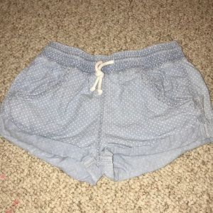 Blue Polka Dot Shorts